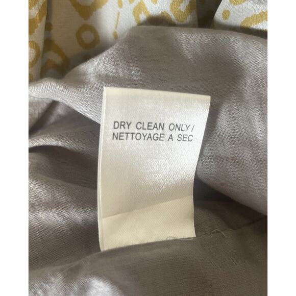 IRO Silk Mini Dress Geometric Size 1 Small Pockets Printed Layered Hem Lined EUC - Picture 16 of 16